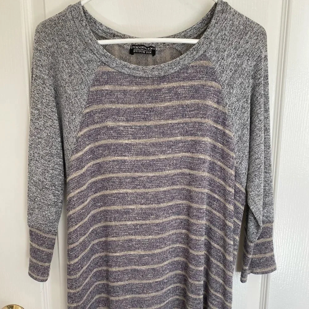 Papermoon Long Sleeve Striped Top - Picture 2 of 5